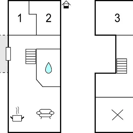 Сasa de vacaciones Three-bedroom Holiday With A Fireplace 06 *